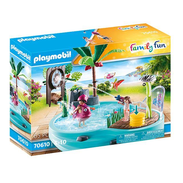 Playmobil 70610 Family Fun - Aqua Park - Spaßbecken mit Wasserspritze