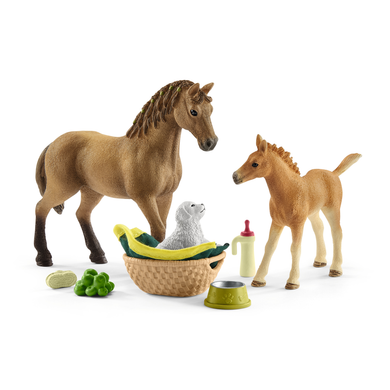 Schleich 42432 Horse Club - Sarahs Tierbaby-Pflege