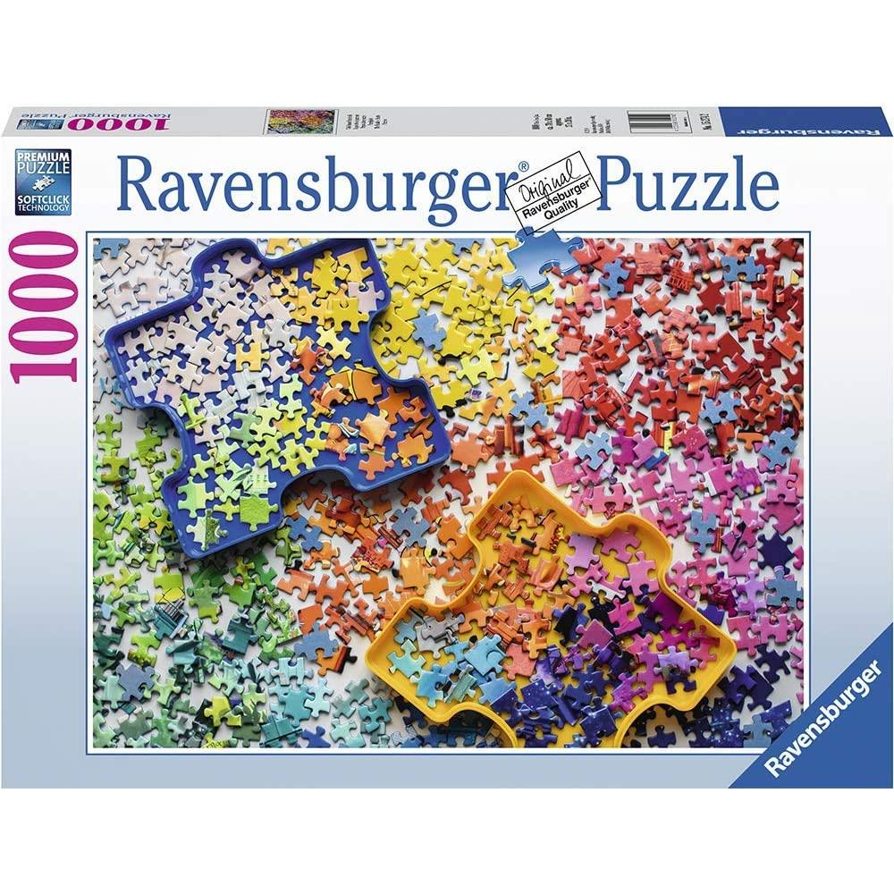 Ravensburger 15274 Erwachsenen-Puzzle - # 1000 - Viele bunte Puzzleteile