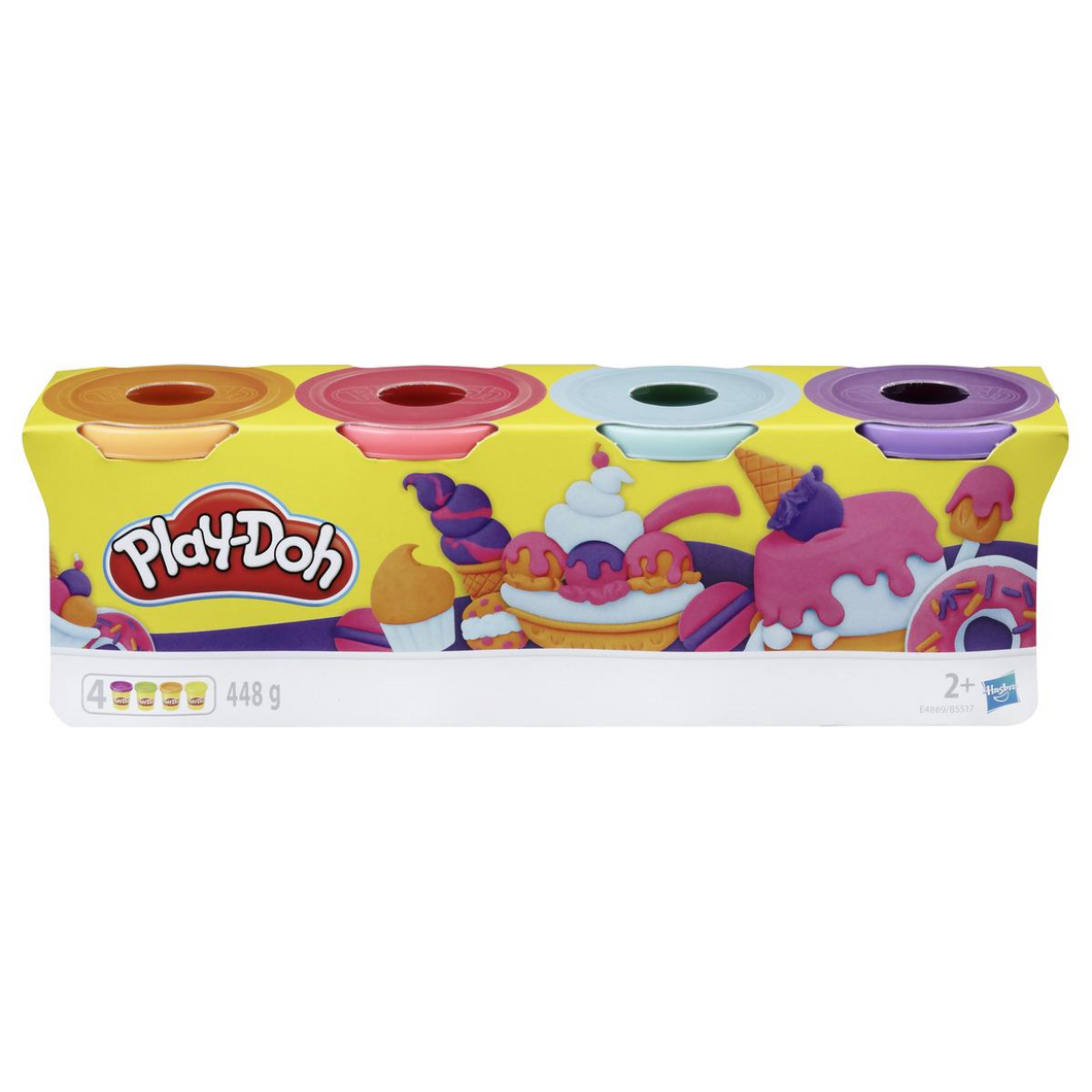 Hasbro E4869 Play-Doh - Knete - 4er Pack