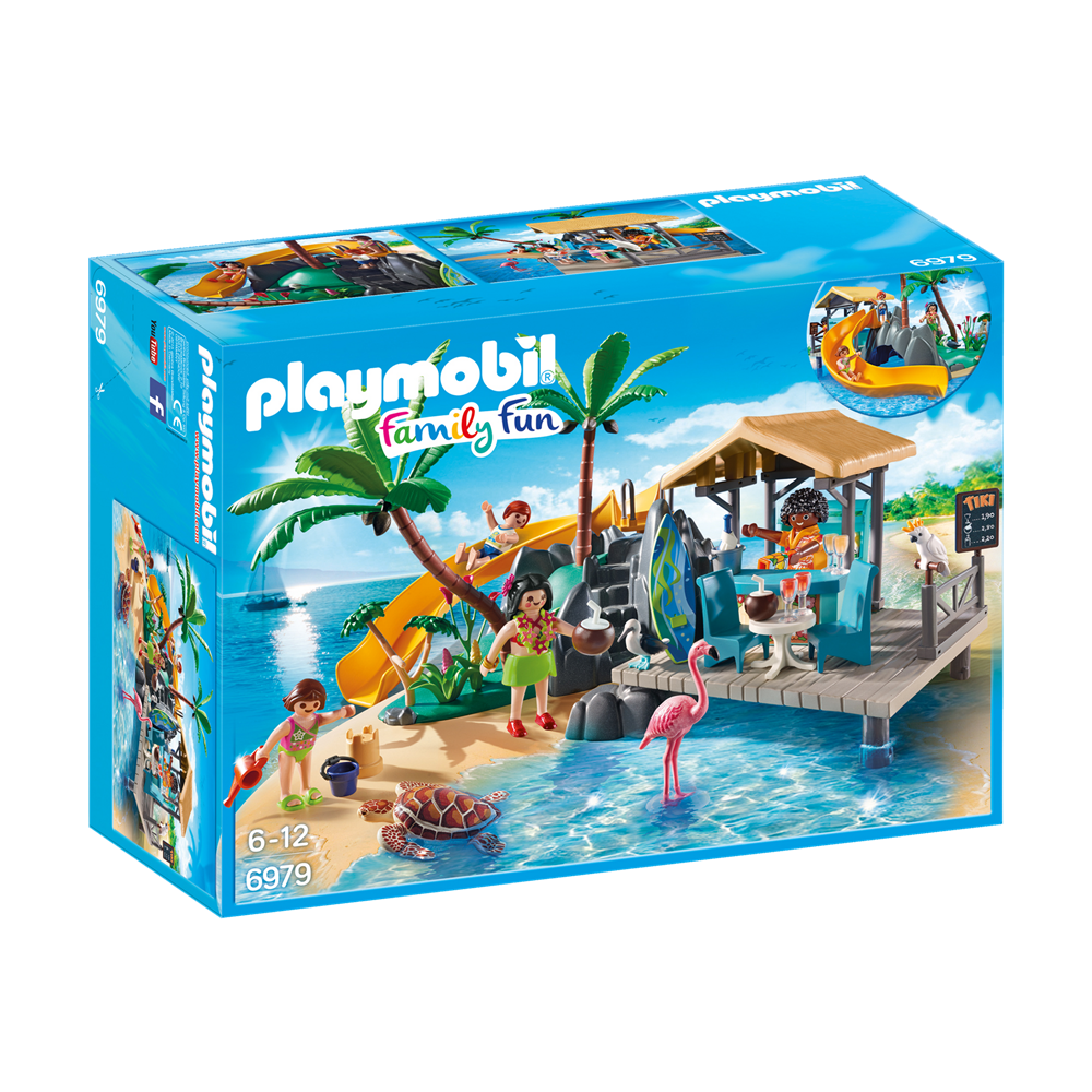 Playmobil 6979 Family Fun - Kreuzfahrt - Karibikinsel mit Strandbar