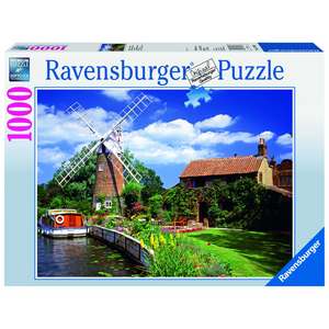 Ravensburger 15786 Erwachsenen-Puzzle - # 1000 - Malerische Windmühle