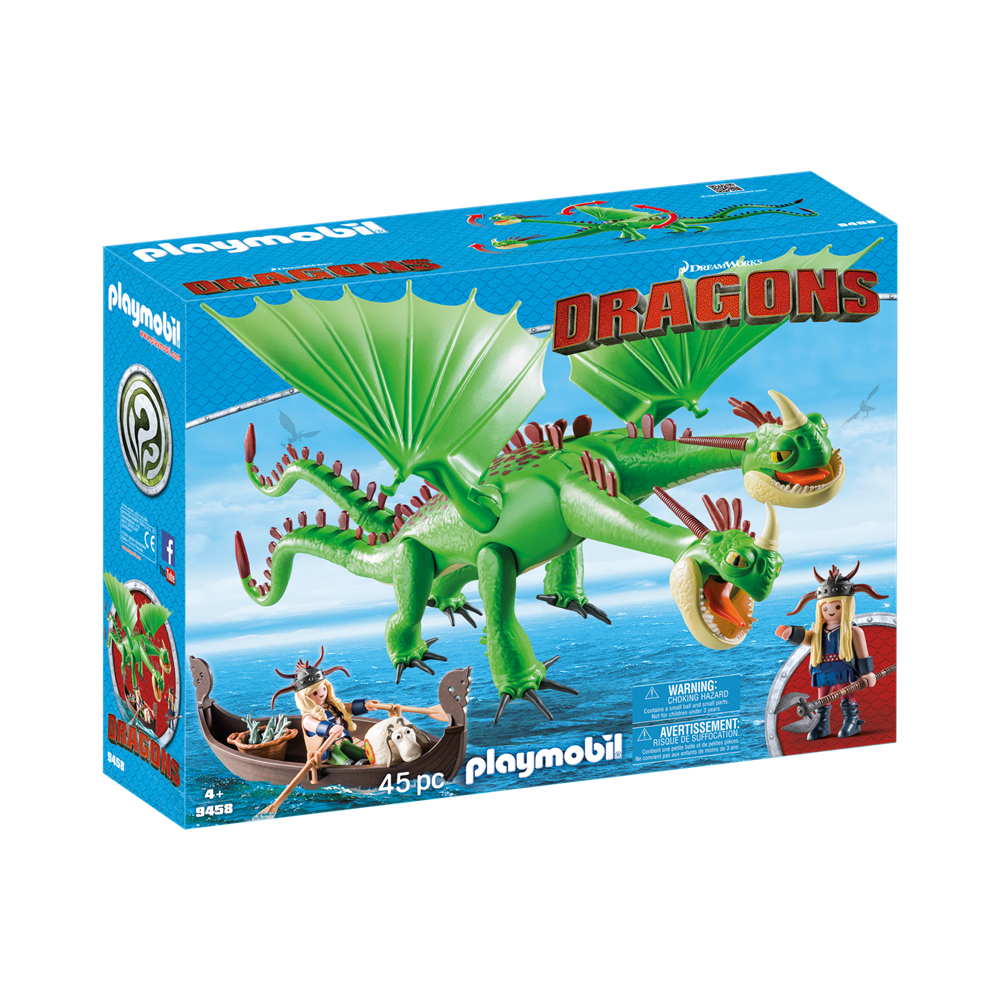 Playmobil 9458 Dragons - Raffnuss und Taffnuss mit Kotz und Würg