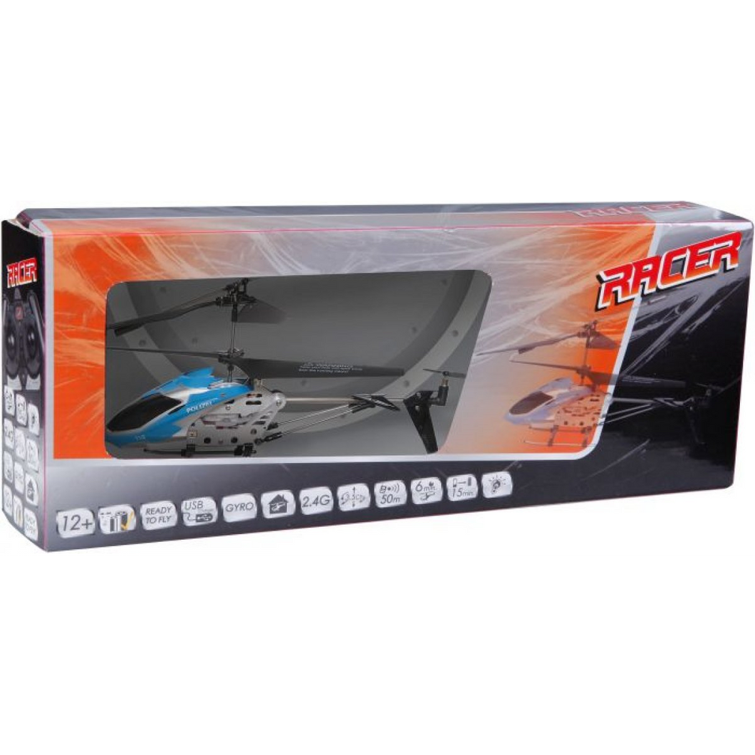 VEDES 35665668 Racer - R/C Polizei Helikopter 2.4 GHz (mit Gyro)