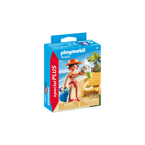 Playmobil 70300 special plus - Urlauberin mit Liegestuhl