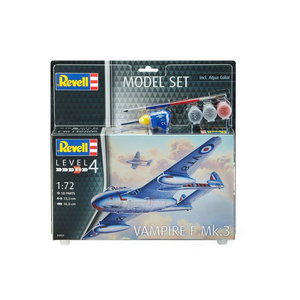 Revell 63934 Plastik-Modellbau - Model Set: Vampire F Mk.3