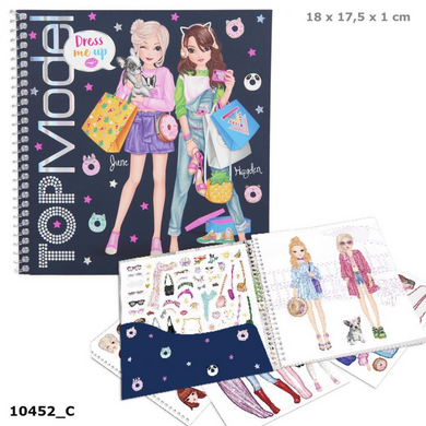 Depesche 010452 TOP Model - Dress Me Up Stickerbuch