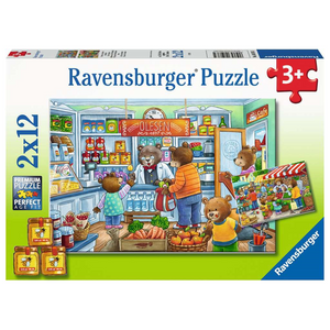 Ravensburger 05076 Kinder-Puzzle - # 12 - Komm wir gehen einkaufen