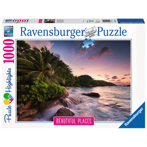Ravensburger 15156 Erwachsenen-Puzzle - # 1000 - Insel Praslin auf den Seychellen