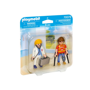 Playmobil 70079 Duo Pack - Ärztin und Patient
