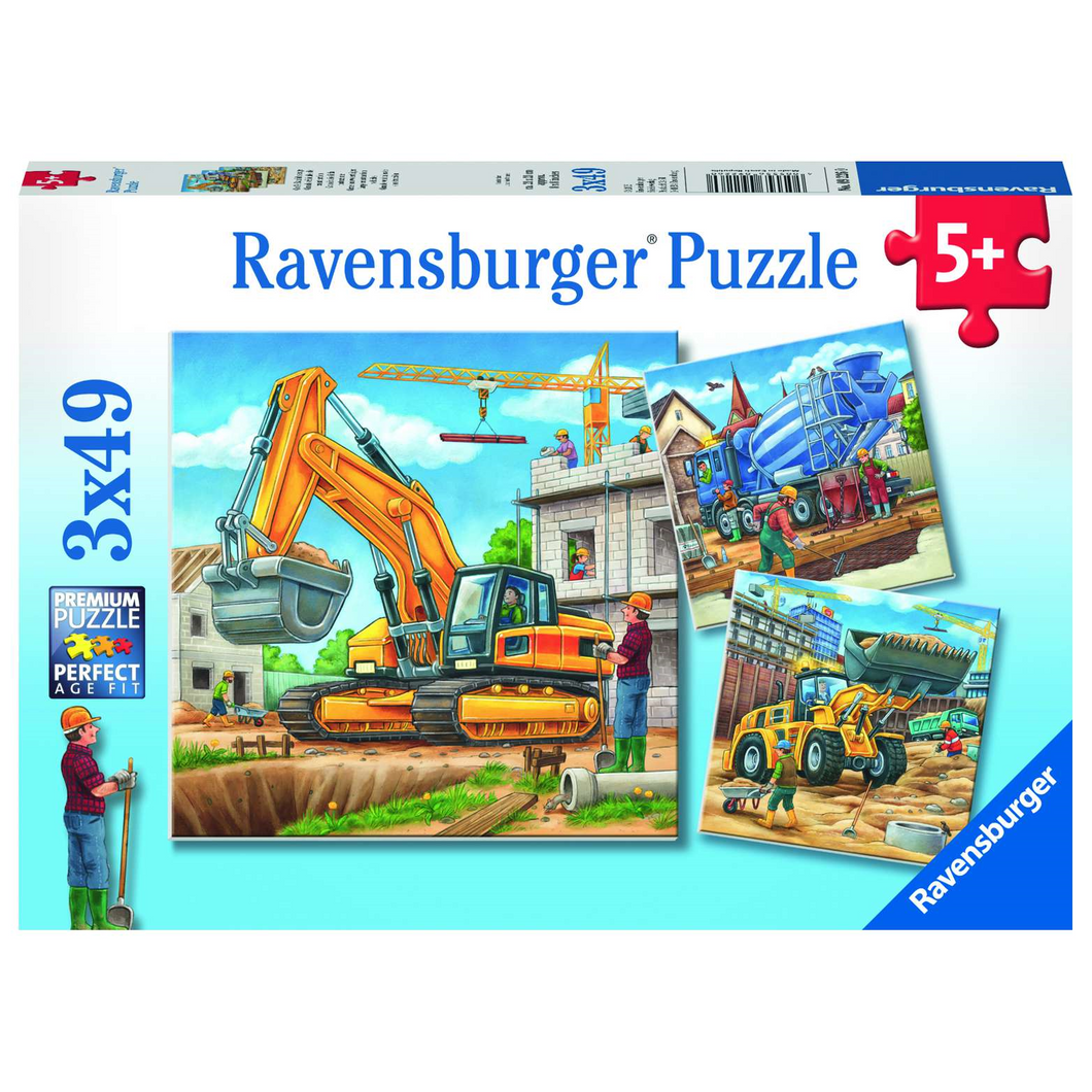 Ravensburger 09226 Kinder-Puzzle - # 49 - Große Baufahrzeuge