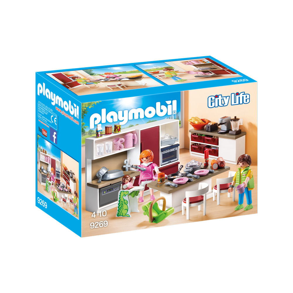 Playmobil 9269 City Life - Große Familienküche