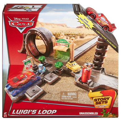 Mattel CDW67 Disney Cars - Spiel-Set Luigi's Loop