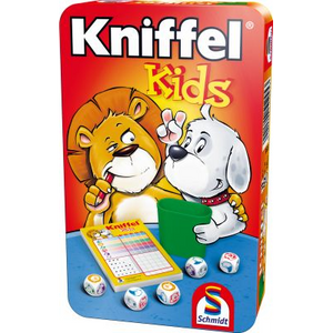 Schmidt Spiele 51245 Bring-Mich-Mit Metalldose - Metallbox Kniffel Kids