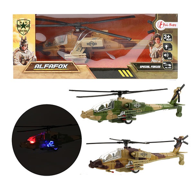 Toi-toys 26109Z ALFAFOX - Militärhubschrauber - mit Licht und Geräusch