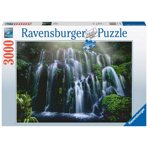 Ravensburger 17116 Erwachsenen-Puzzle - # 3000 - Wasserfall auf Bali