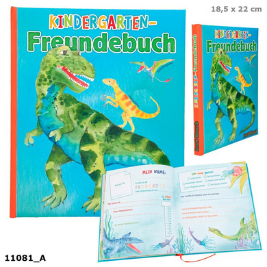 Depesche 5462 Dino World - Kindergarten-Freundebuch