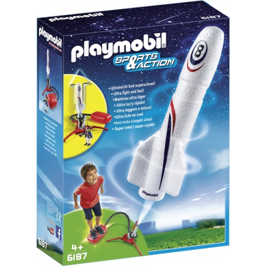 Playmobil 6187 Sports & Action - Outdoor Action - Rakete mit Spring-Booster