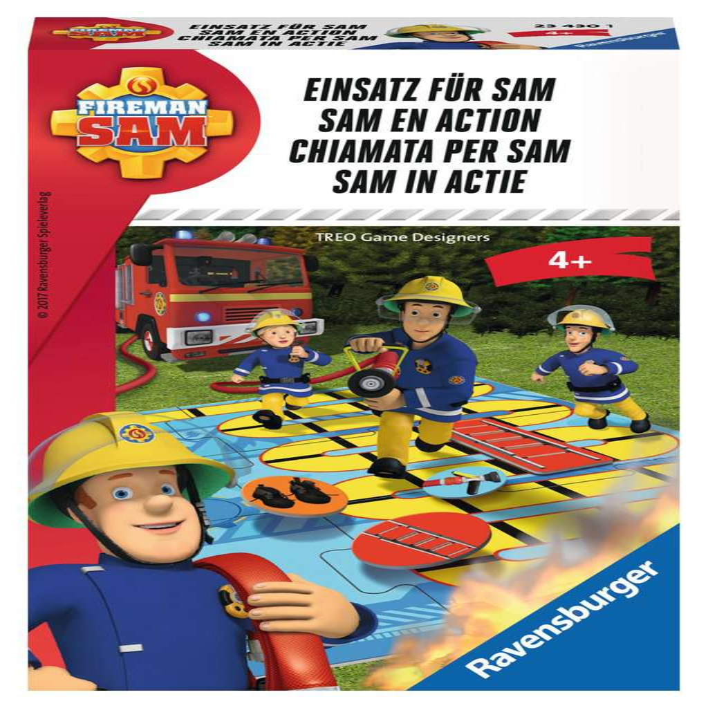 Ravensburger 23430 Mitbringspiele - Feuerwehrmann Sam - Einsatz für Sam