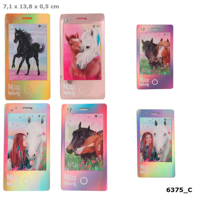 Depesche 6375 Miss Melody - Mobile Blöcke mit Wackelbild Pferde – Spielinger