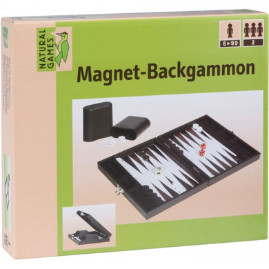 VEDES 0061096060 Natural Games - Magnet-Backgammon