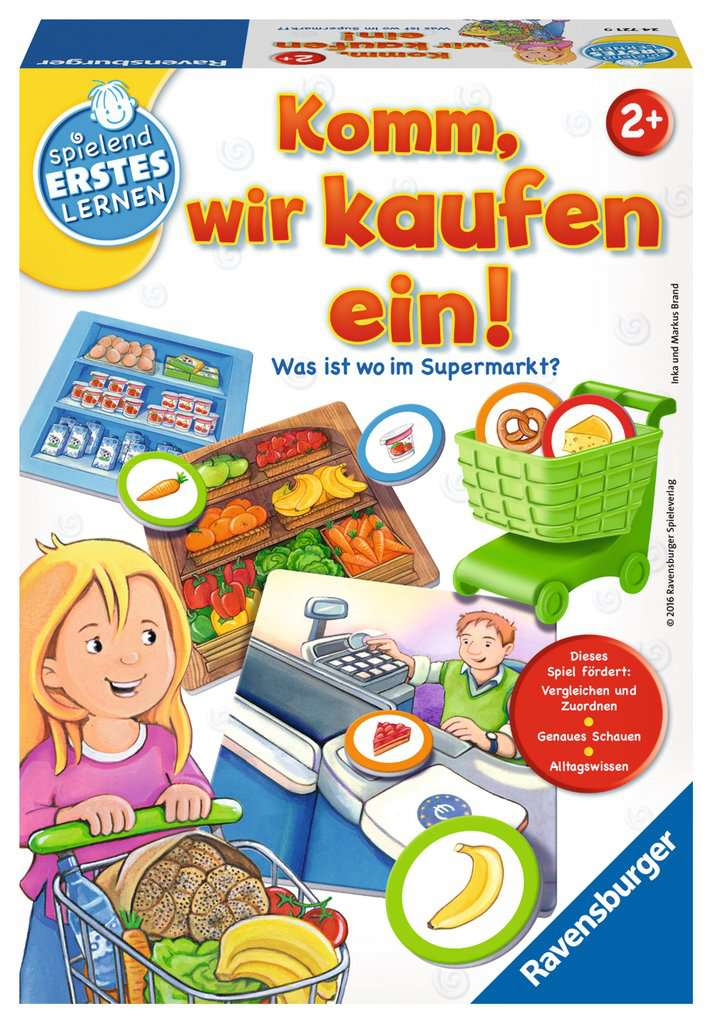 Ravensburger 247219 Spielend erstes Lernen - Komm- wir kaufen ein!