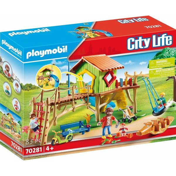Playmobil 70281 City Life - Kindertagesstätte - Abenteuerspielplatz