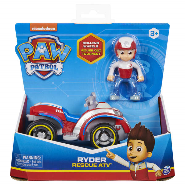 Spin Master 31980 Paw Patrol - Basic Vehicle - Ryder mit Quad-Fahrzeug