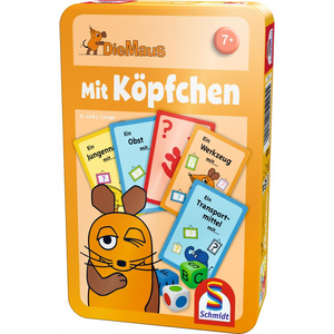 Schmidt Spiele 51255 Bring-Mich-Mit Metalldose - Metallbox Die Maus - Mit Köpfchen