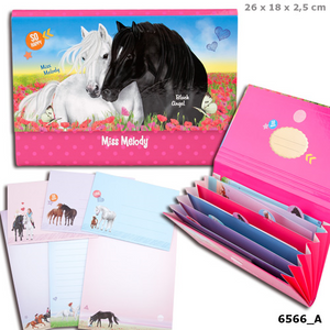 Depesche 6566 Miss Melody Briefpapier Motiv mit Black Angel