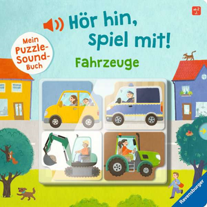 Ravensburger 43992 Hör hin spiel mit! Mein Puzzle-Soundbuch - Fahrzeuge