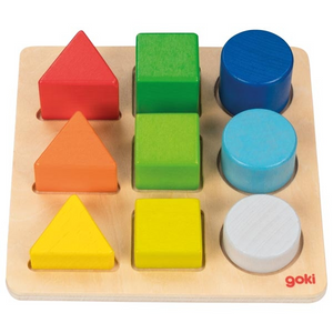 goki 58753 Kleinkind - Formen- und Farbensortierbrett