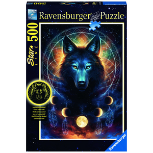 Ravensburger 13970 Erwachsenen-Puzzle - Leuchtender Wolf