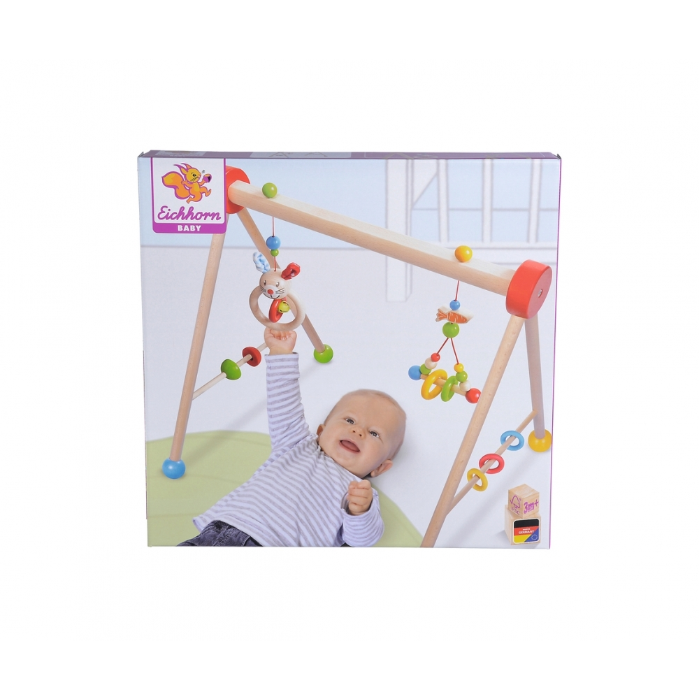 Simba Dickie 100017034 Eichhorn - Holz-Baby-Gym - Trapez