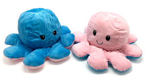 CT 34721 Oktopus Wendeplüsch - pink / blau (ca. 40 cm)