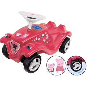 Simba Dickie 800056120 BIG - Bobby Car Peppa Pig mit Flüsterreifen