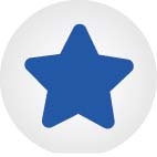 goki 741438 Heimess - Clickperlen - Clickhalbperle weiß mit blauen Stern