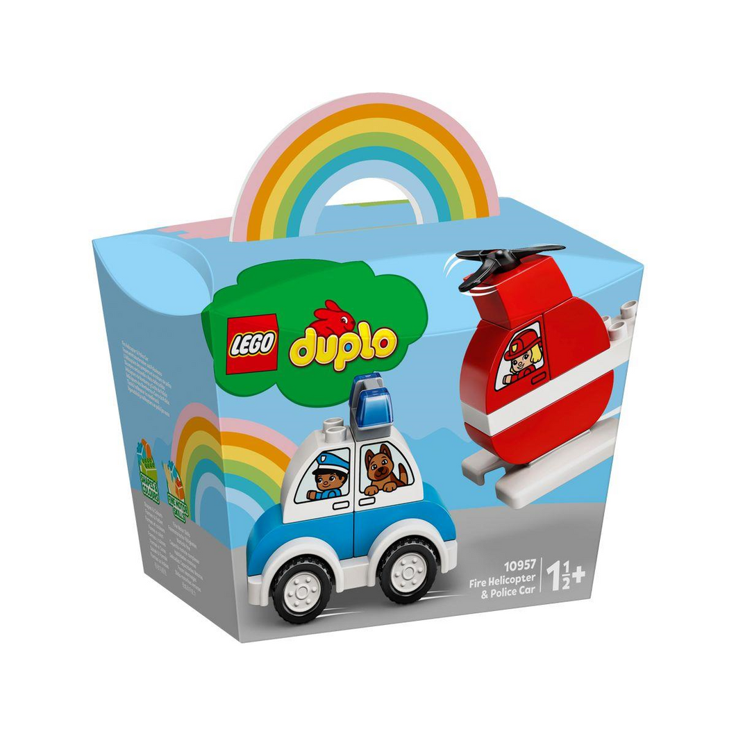 LEGO 10957 Lego Duplo Feuerwehrhubschrauber und Polizeiauto