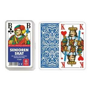 Ass Spielkarten 22570009 Senioren - Skat französischres Bild
