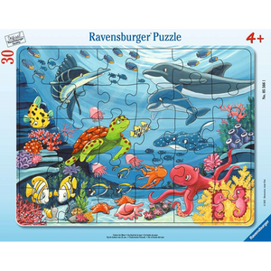 Ravensburger 05566 Kinder-Puzzle - # 30 - Rahmenpuzzle - Unten im Meer