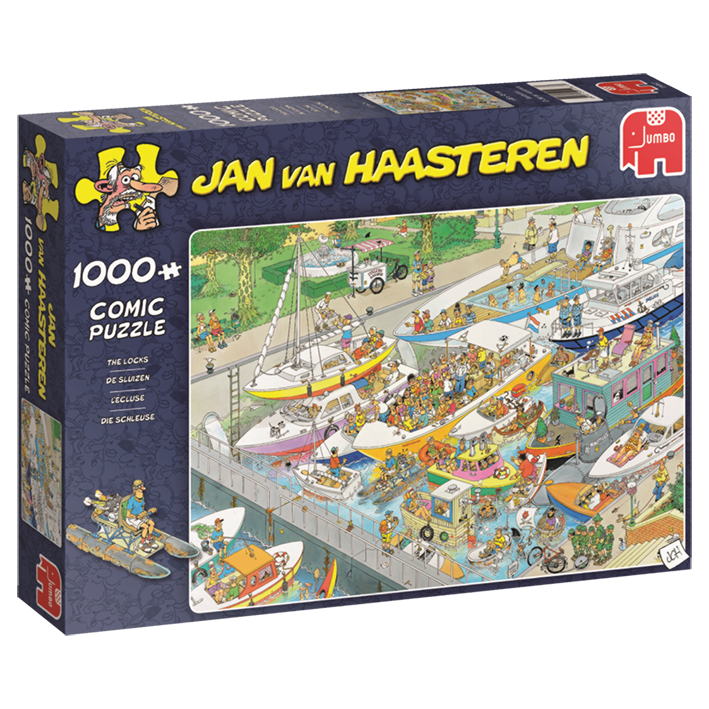Jumbo Spiele 19067 # 1000 - Jan van Haasteren - Die Schleuse
