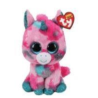 Ty 36313 Beanie Boos Glubschis M - Einhorn - Gumball - ca. 15cm
