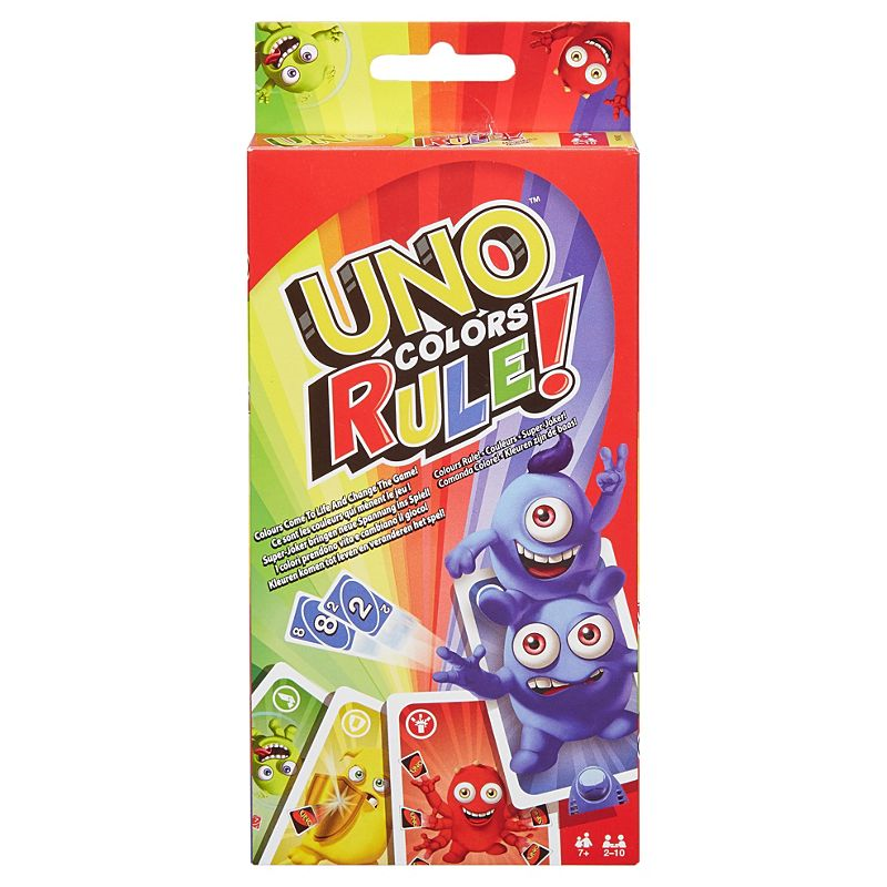 Mattel DWV64 Spiele - UNO Colors Rule Super-Joker