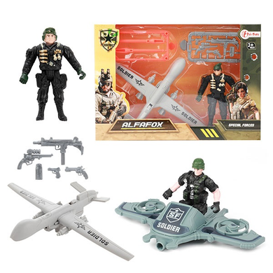 Toi-toys 15682Z ALFAFOX - Spielset Drohne + Soldat