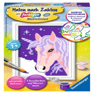 Ravensburger 29544 Malen nach Zahlen - Kleines Einhorn