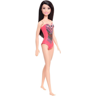 Mattel GHW38 Barbie - Beachpuppe mit Badeanzug