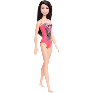 Mattel GHW38 Barbie - Beachpuppe mit Badeanzug