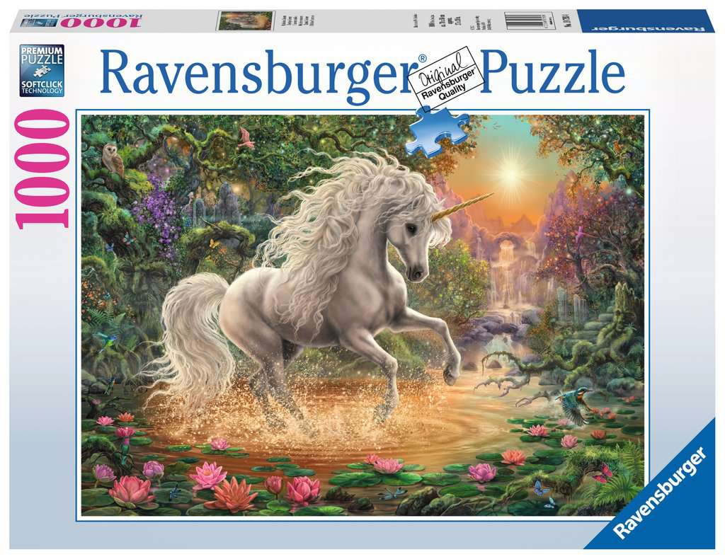 Ravensburger 19793 Erwachsenen-Puzzle - # 1000 - Mystisches Einhorn