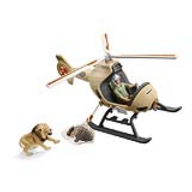 Schleich 42476 Wild Life - Helikopter Tierrettung