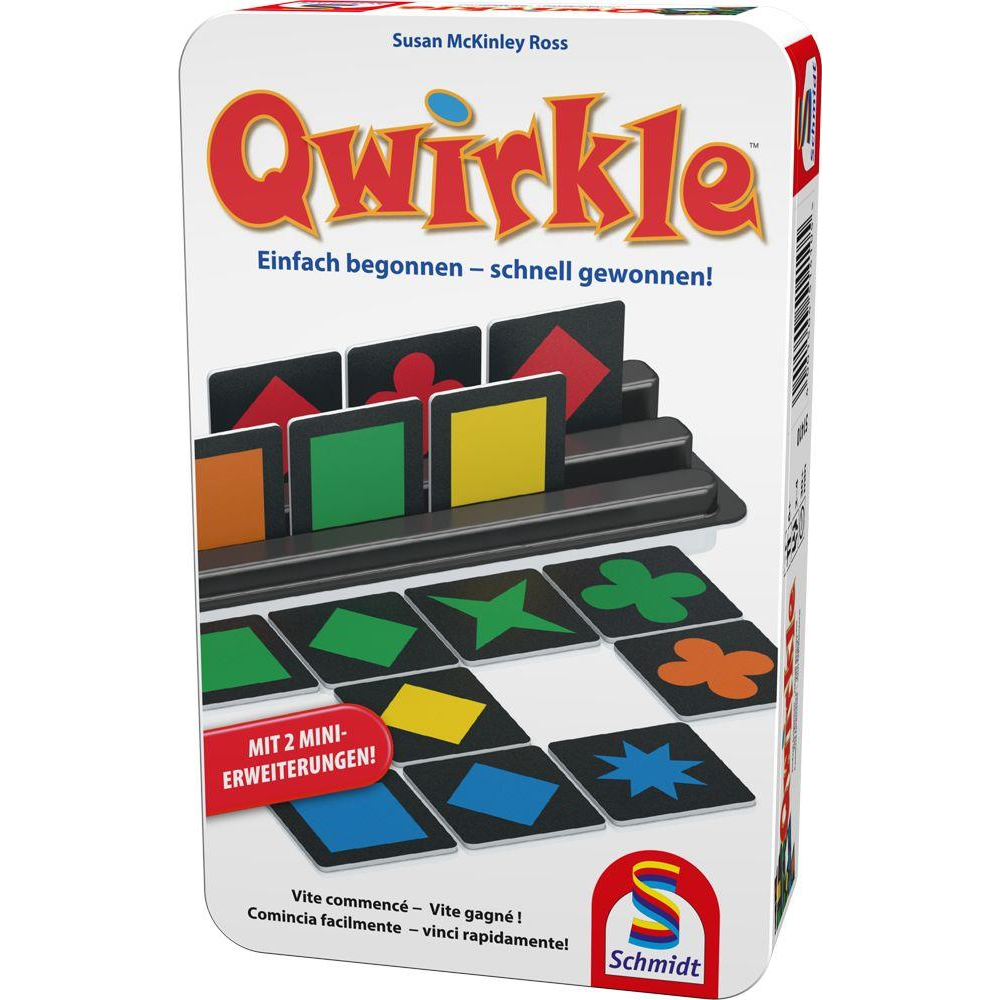 Schmidt Spiele 51410 Bring-Mich-Mit Metalldose - Metallbox Qwirkle